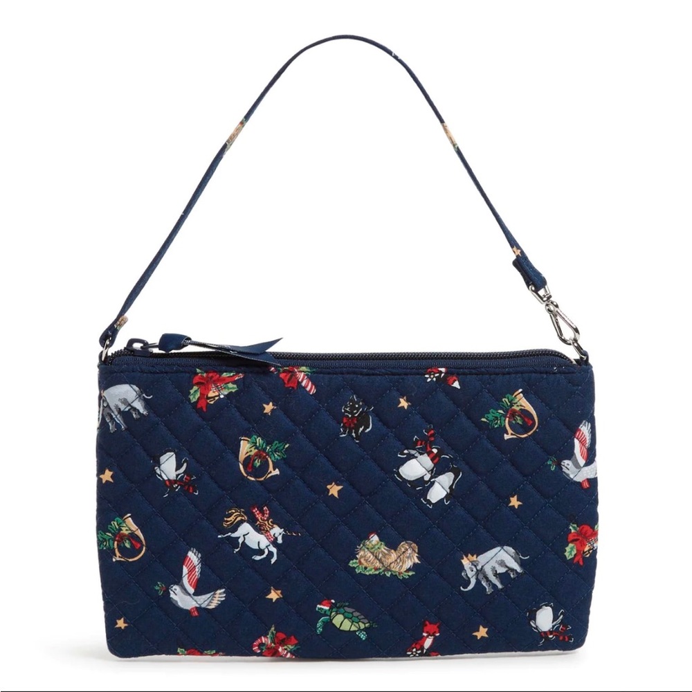Vera Bradley Snow Globe Motifs RFID Convertible Wristlet